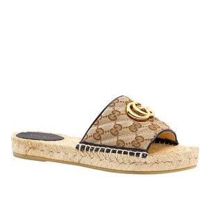GUCCI Espadrilles Canvas Sandals